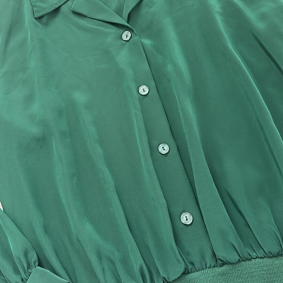 VTG Judy Bond Womens Relaxed Fit Button Up Old Money Office Clean Girl Blouse 14 - Picture 6 of 10